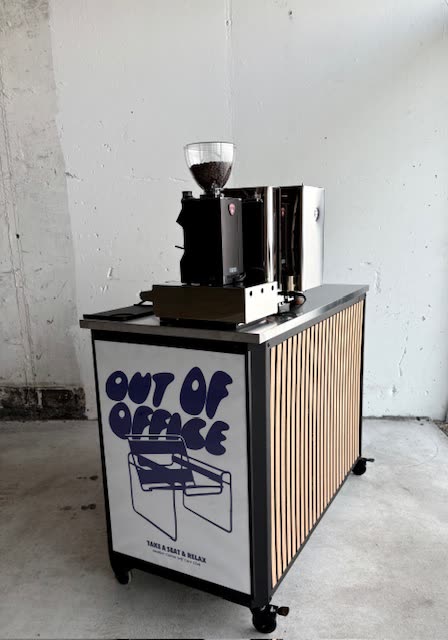 Individuell brandingfähige mobile Madynio Barista-Bar